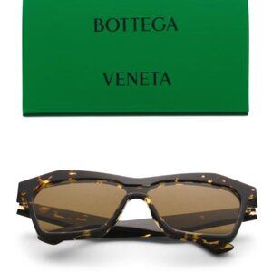 Bottega Veneta 99mm Cat Eye Sunglasses Havana Brown